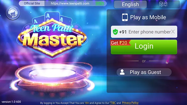 teenpattimaster login